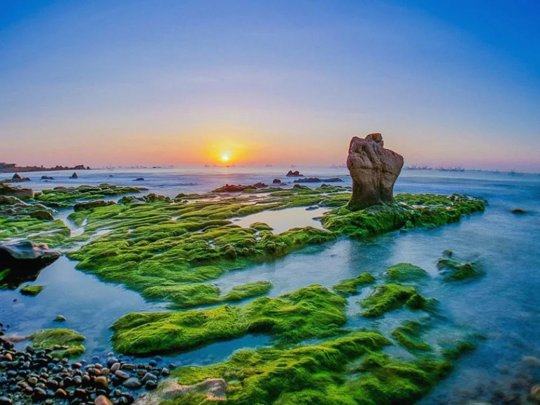 Co Thach beach in Binh Thuan province (Southern Vietnam)