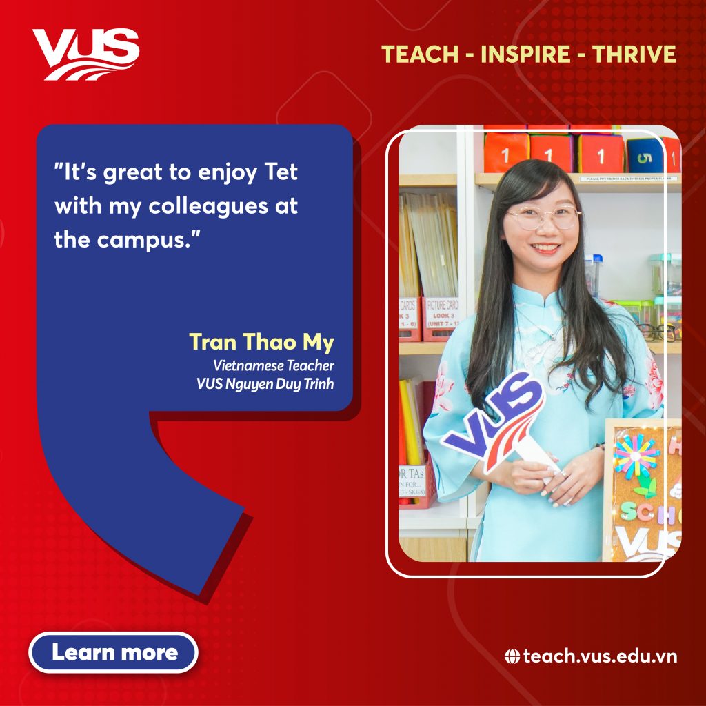 VUS Vietnamese Teacher - Ms. Tran Thao Vy, Nguyen Duy Trinh campus