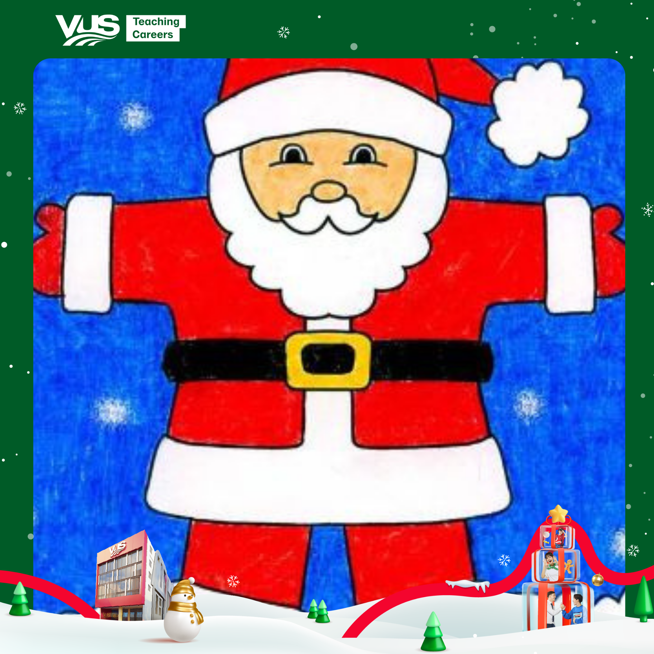 Christmas drawing for kids (Source_ Internet)