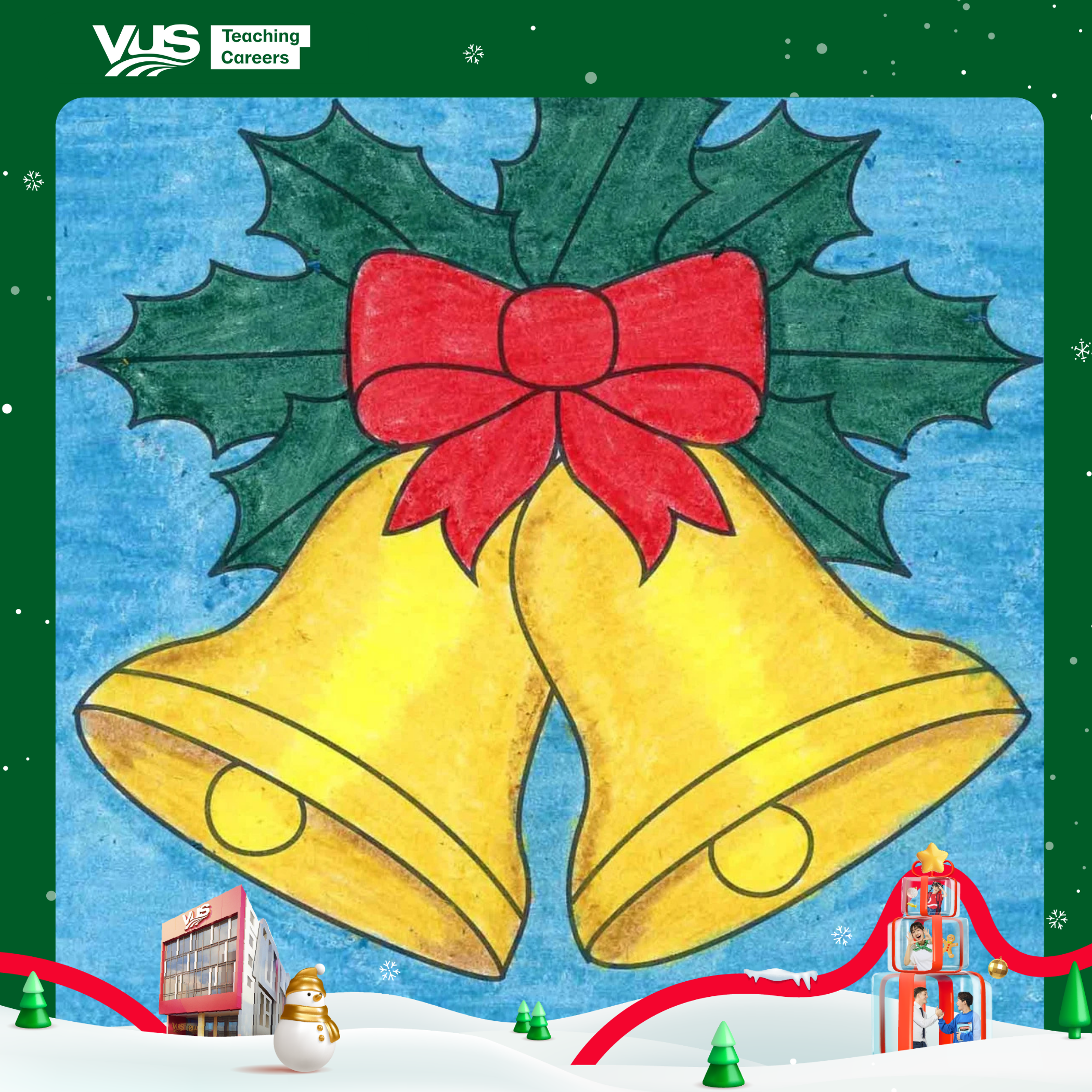 Christmas drawing for kids (Source_ Internet)