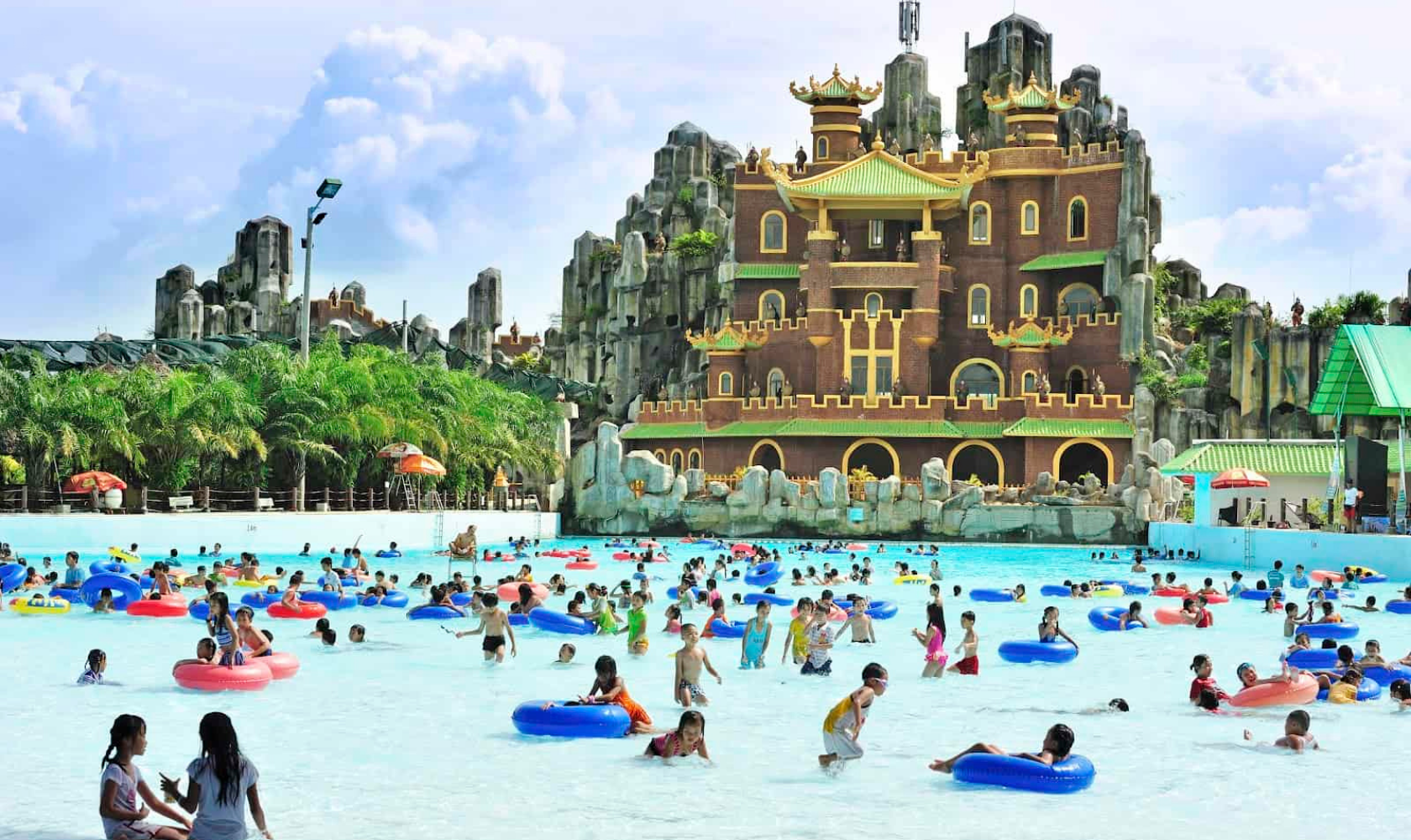 Water park at Dai Nam amusement park
