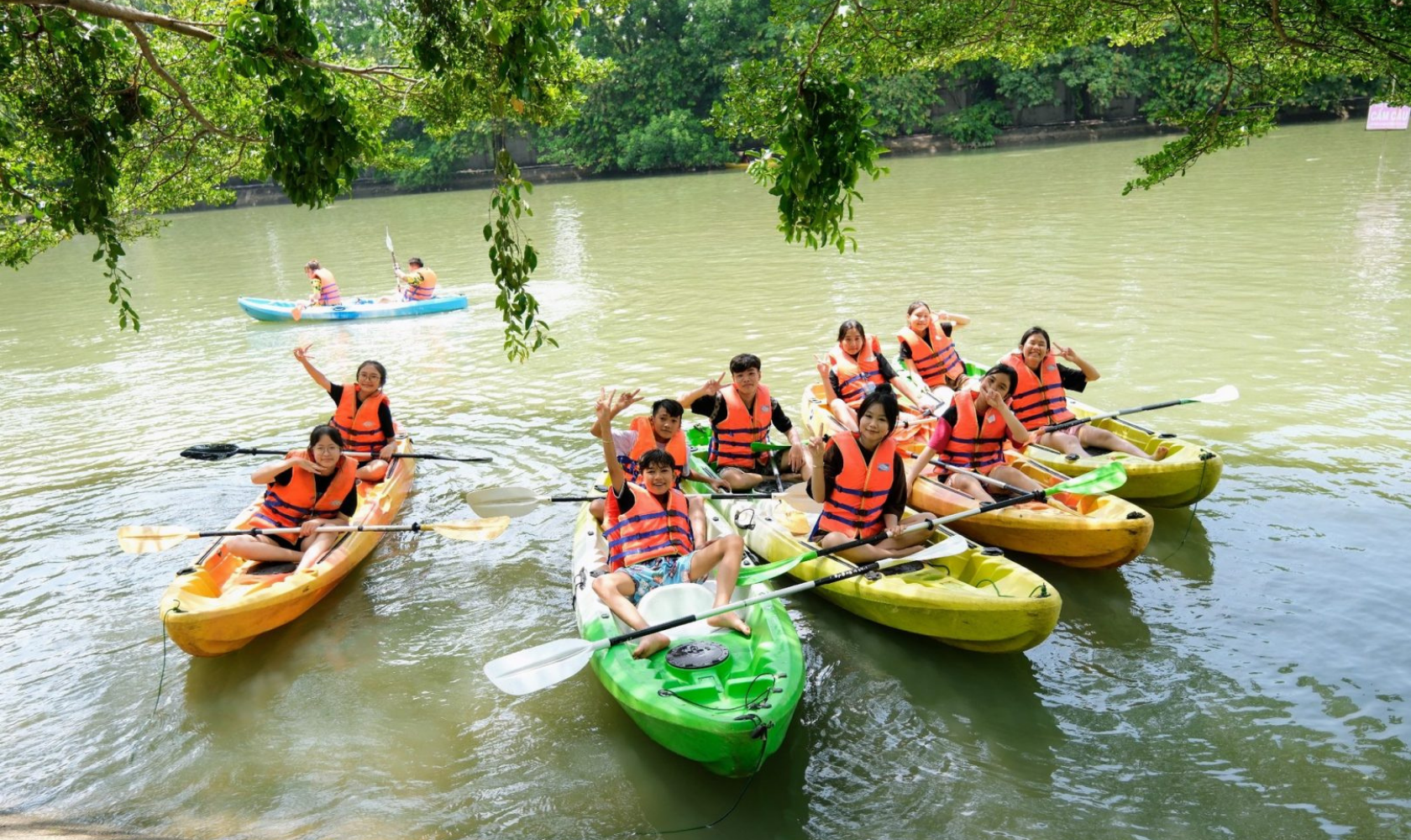 Entertainment activities at Thuy Chau Ecotourism Area