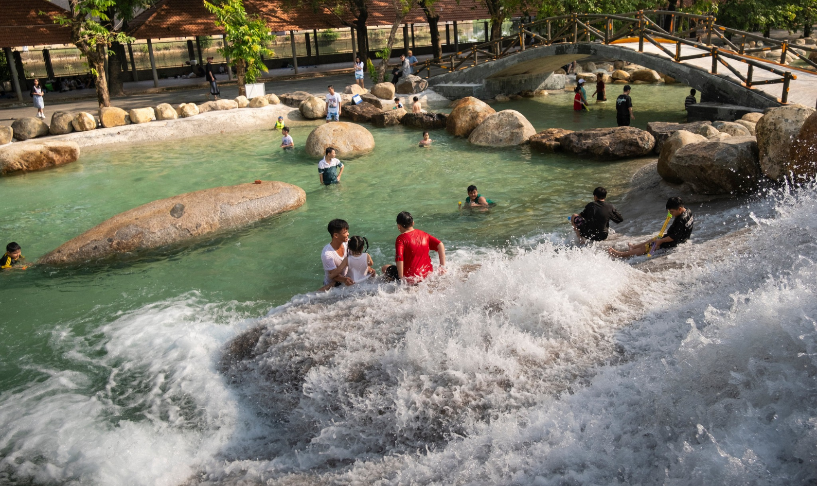 Entertainment activities at Thuy Chau Ecotourism Area