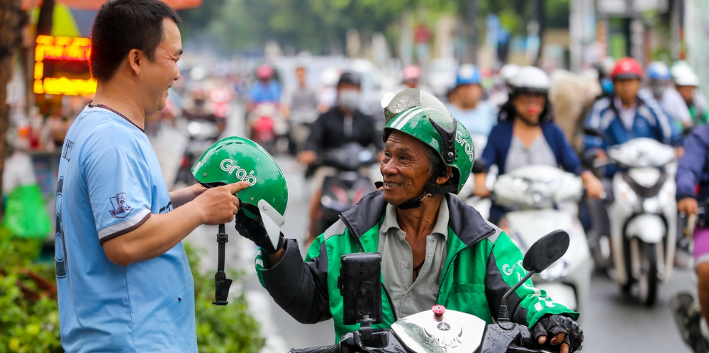 Getting around Tay Ninh by Grab