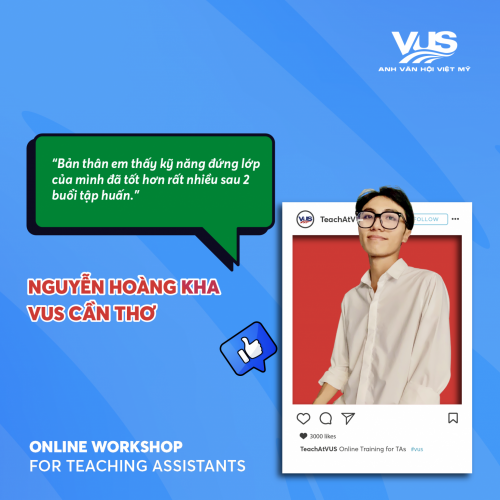 Trợ giảng VUS, Nguyễn Hoàng Kha – Cơ sở Cần Thơ Trợ giảng VUS, Nguyễn Hoàng Kha - Cơ sở Cần Thơ